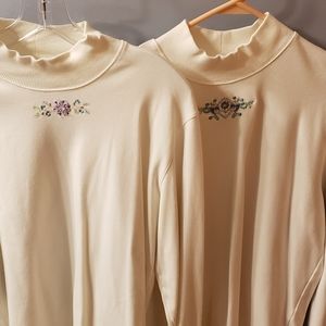 Alfred Dunner long sleeve mock turtleneck